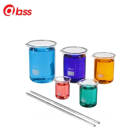 Laboratory Glassware Clear Borosilicate Graduated Beaker Glass Measuring Cup