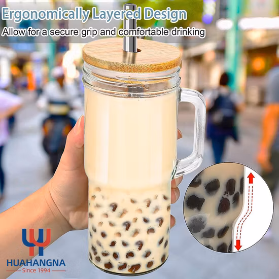 Customized Single Wall 22oz Can Shaped Wholesale Shape Custom Logo Glass Cup