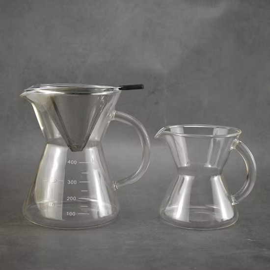 Garbo China Hot Selling New Designs Glass Tea Jugs Glass Pitcher and Tableware Set Tea Pot