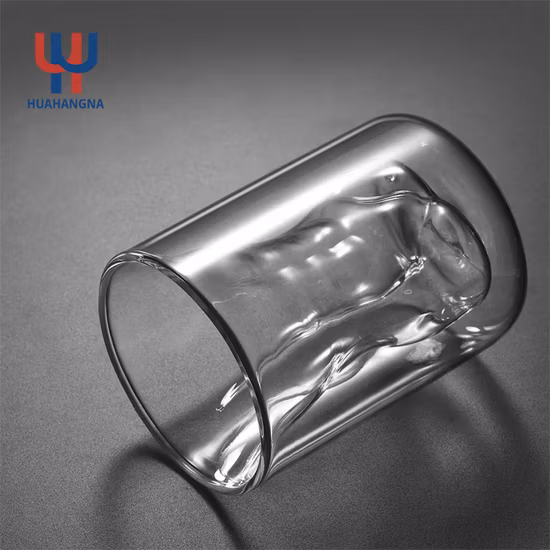 Double Wall Whiskey Cup Glass Mug Double Wall Unique Design with Man and Woman Body Creative Whiskey Cup