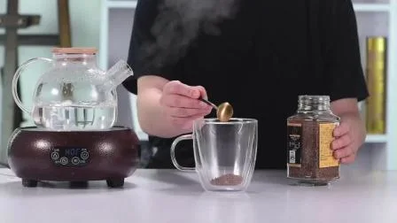 Чайник из стекла Pyrex на 500 мл с винтажным чайником с деревянной ручкой